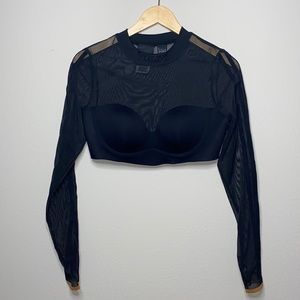 IVY PARK x Adidas black crop top